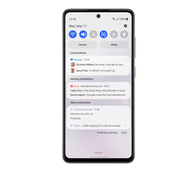 رابط کاربری عالی A72