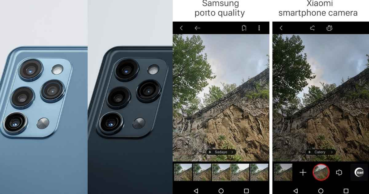 مقایسه دوربین سامسونگ و شیائومی